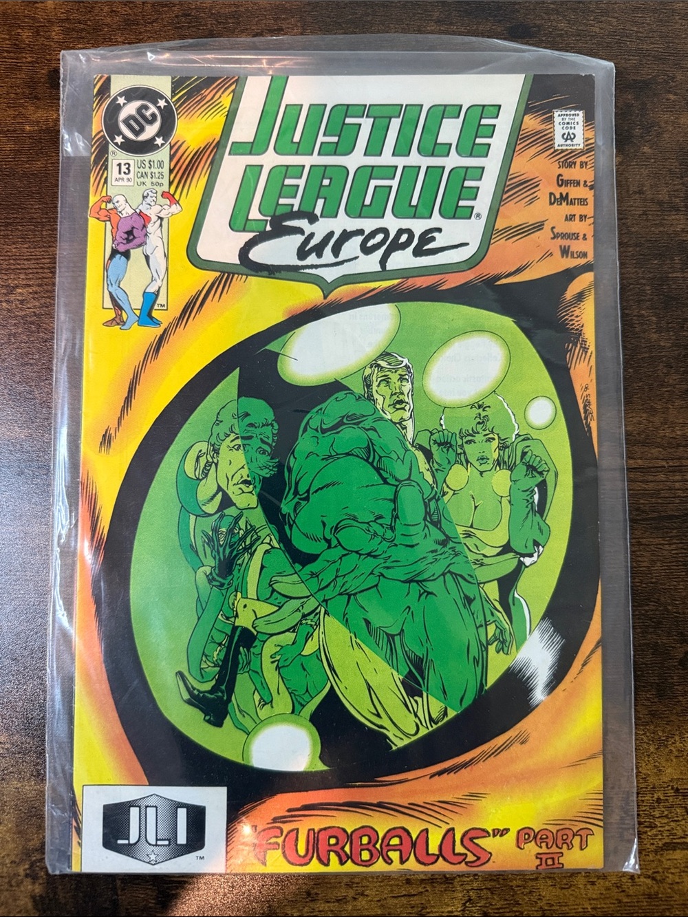DC Comics Justice League Europe furball’s part two issue 13 April 1990